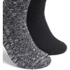 imageClarks Mens Casual Solid Heavy Rib Crew Socks With Soft Touch 2 Pair Black Mens 712 Shoe