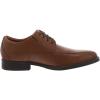 imageClarks Mens Whiddon Pace Leather Comfort Insole Derby ShoesDark Tan Lea