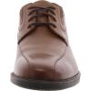 imageClarks Mens Whiddon Pace Leather Comfort Insole Derby ShoesDark Tan Lea