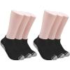 imageClarks Mens Sport Half Cushion Low Cut Socks 6 Pair Black Mens 712 Shoe