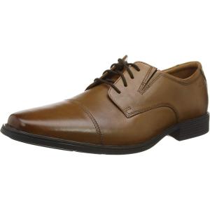 imageClarks Mens Tilden Walk OxfordDark Tan Lea