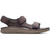 imageClarks Mens Wesley Bay Flat SandalBrown Synthetic