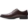 imageClarks Mens Whiddon Cap OxfordDark Brown Leather