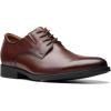 imageClarks Mens Whiddon Plain Toe OxfordMahogany Leather