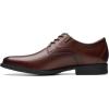 imageClarks Mens Whiddon Plain Toe OxfordMahogany Leather
