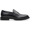 imageClarks Mens Burchill Penny LoaferBlack Leather