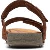 imageClarks Mens Crestview Easy Flat SandalCola Leather