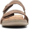 imageClarks Mens Crestview Easy Flat SandalOlive Suede