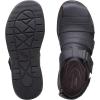 imageClarks Mens Hapsford Cove Fisherman SandalBlack Tumbled Leather