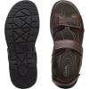 imageClarks Mens Walkford Walk Flat SandalDark Brown Leather