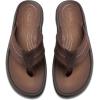 imageClarks Mens Wesley Belt Flip FlopDark Brown Textile