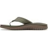 imageClarks Mens Wesley Belt Flip FlopOlive Textile