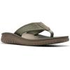 imageClarks Mens Wesley Belt Flip FlopOlive Textile