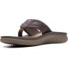 imageClarks Mens Wesley Post Flip FlopBrown Synthetic