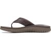 imageClarks Mens Wesley Post Flip FlopBrown Synthetic