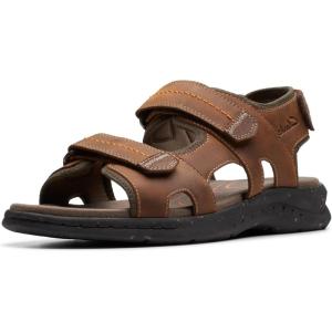imageClarks Mens Walkford Walk Flat SandalLight Brown