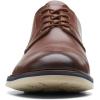 imageClarks Mens Derby LaceUp OxfordDark Tan Leather