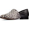 Black/White Combination Leather