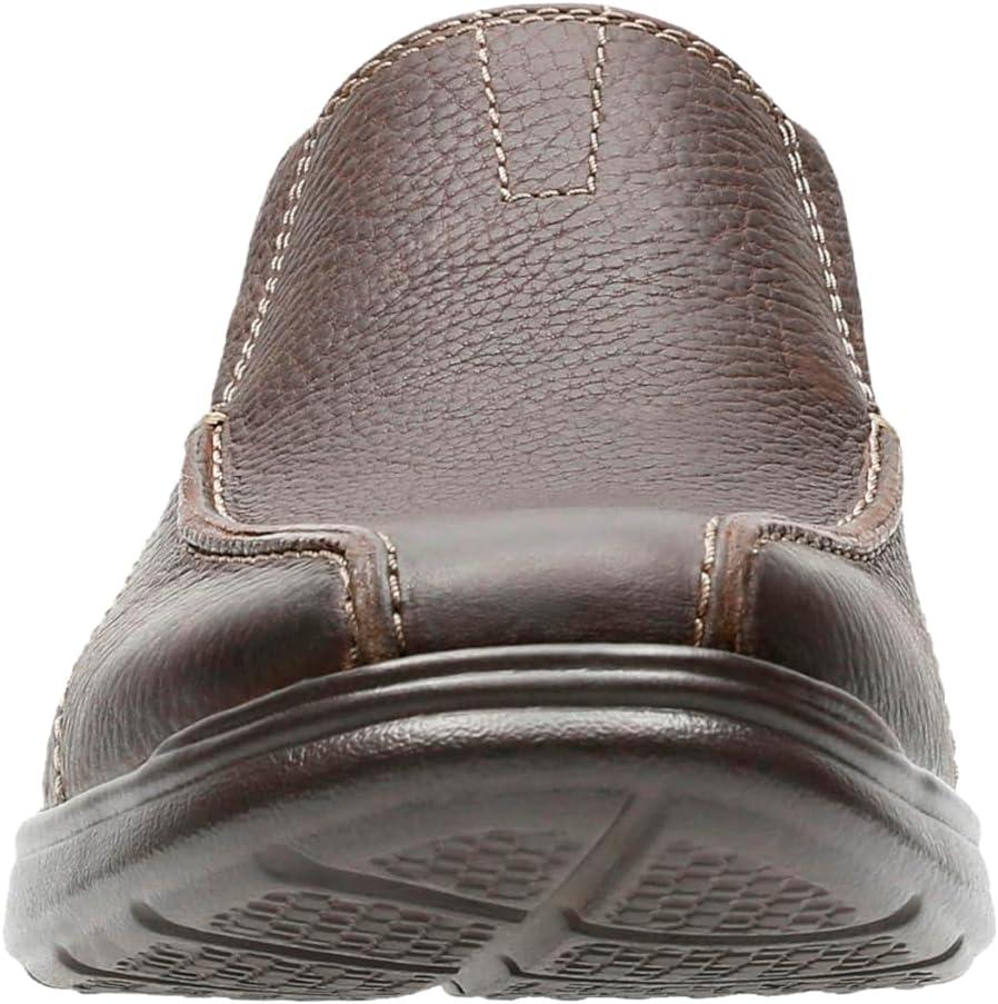 imageClarks Mens Cotrell Step SlipOn LoaferBrown Oily Leather