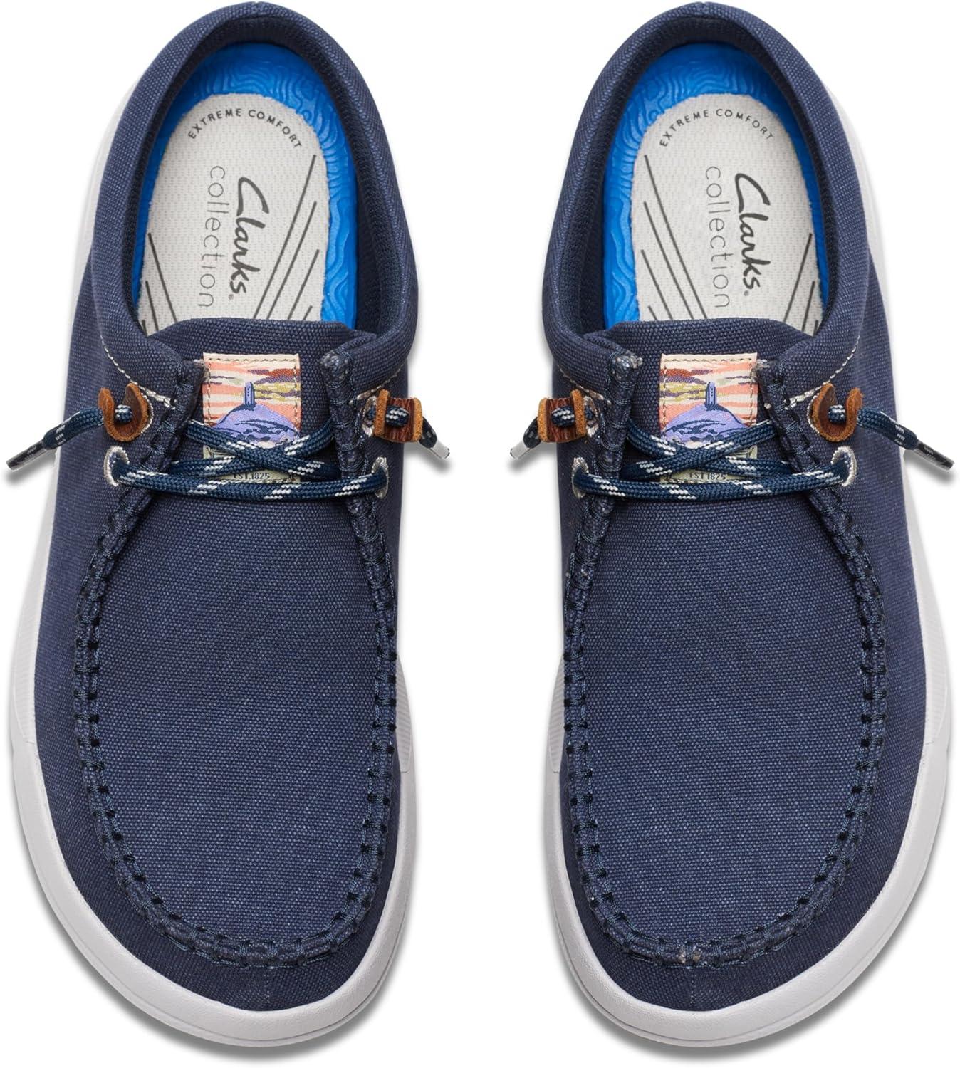 imageClarks Mens Driftlite Surf ClogNavy Canvas