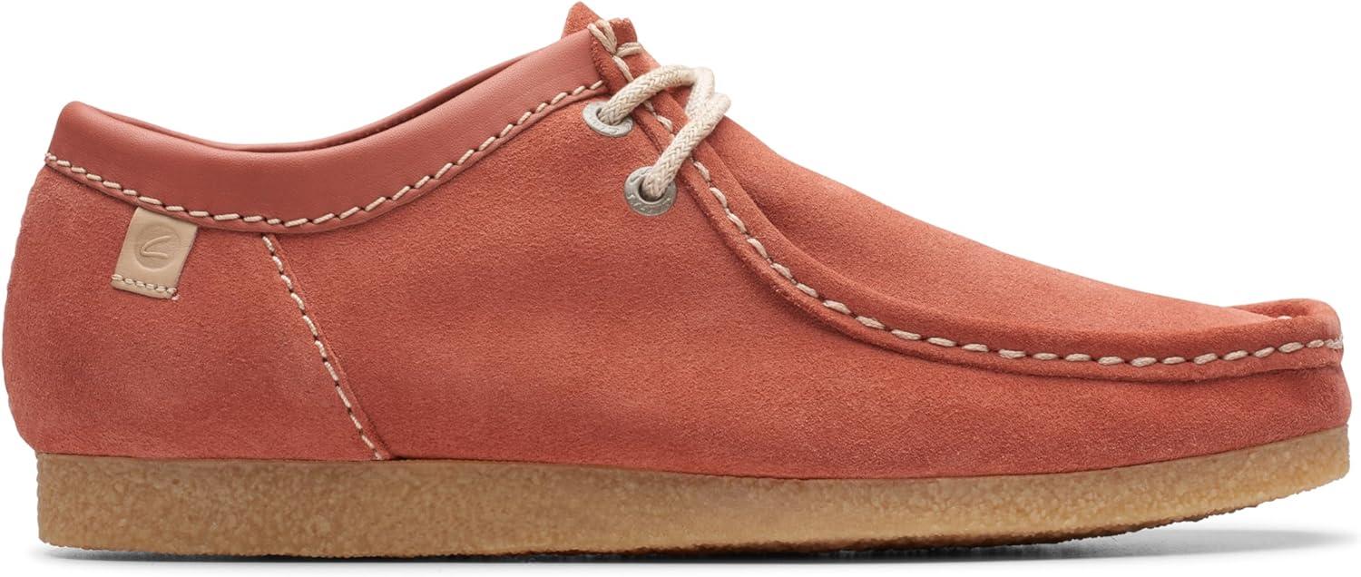 imageClarks Mens Shacre Ii Run Shoes MoccasinRed Suede