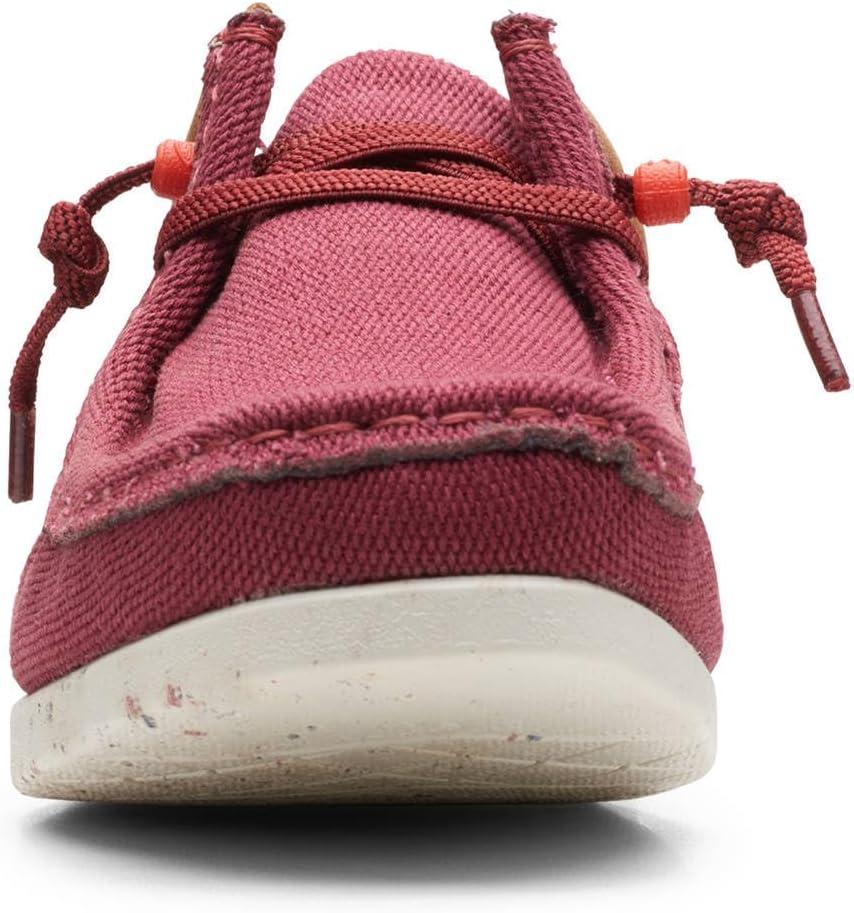 imageClarks Mens ShacreLite Moc OxfordBrick Red Textile
