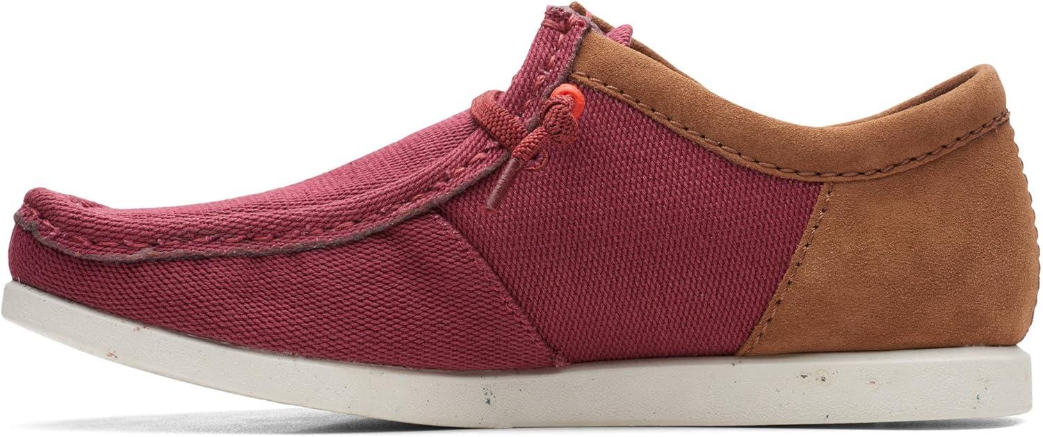 imageClarks Mens ShacreLite Moc OxfordBrick Red Textile