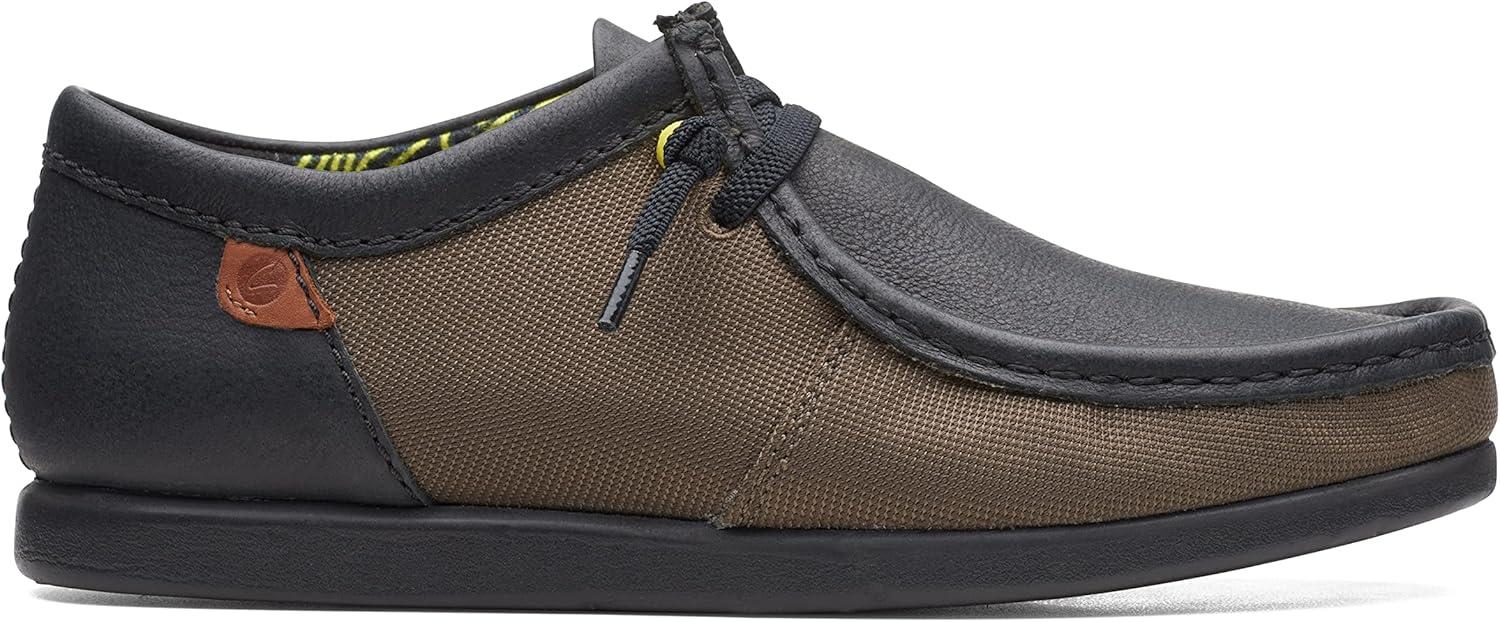 imageClarks Mens ShacreLite Moc OxfordDark Green Textile