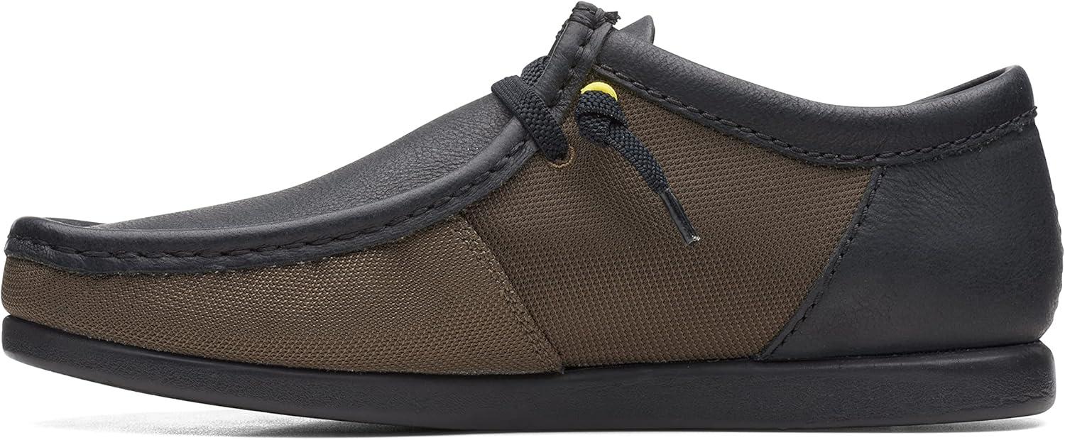 imageClarks Mens ShacreLite Moc OxfordDark Green Textile
