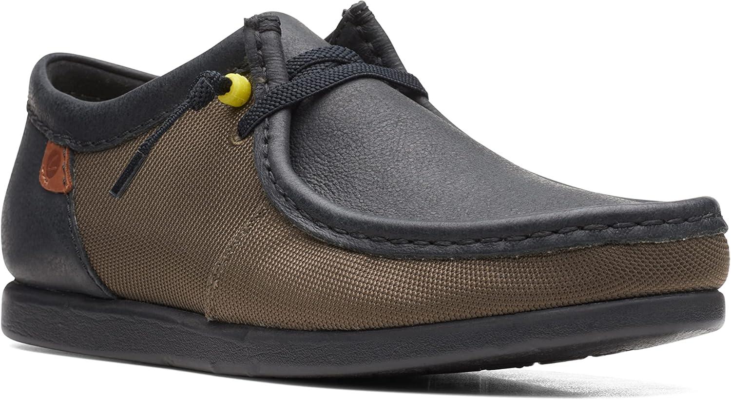 imageClarks Mens ShacreLite Moc OxfordDark Green Textile