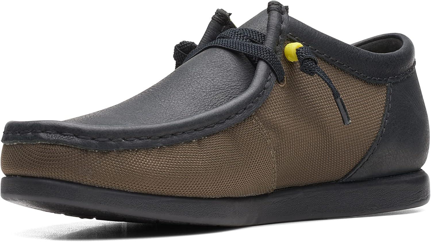 imageClarks Mens ShacreLite Moc OxfordDark Green Textile