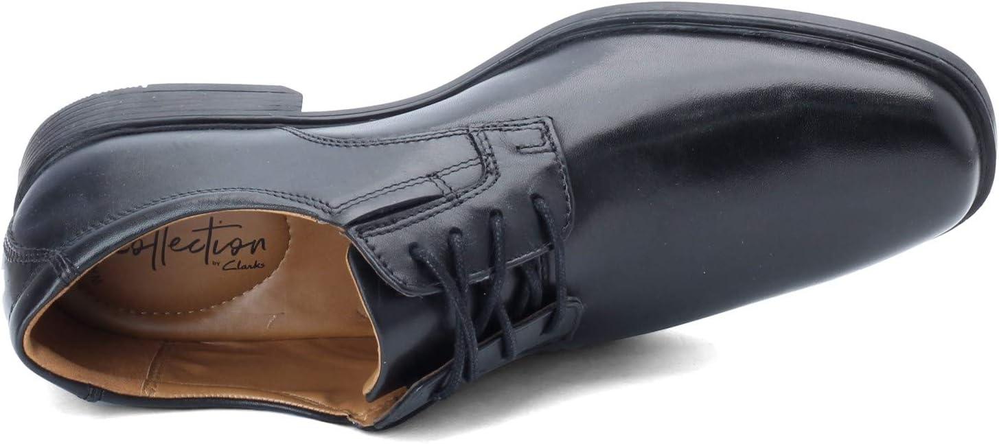 imageClarks Mens Tilden Plain II OxfordBlack Waterproof Leather