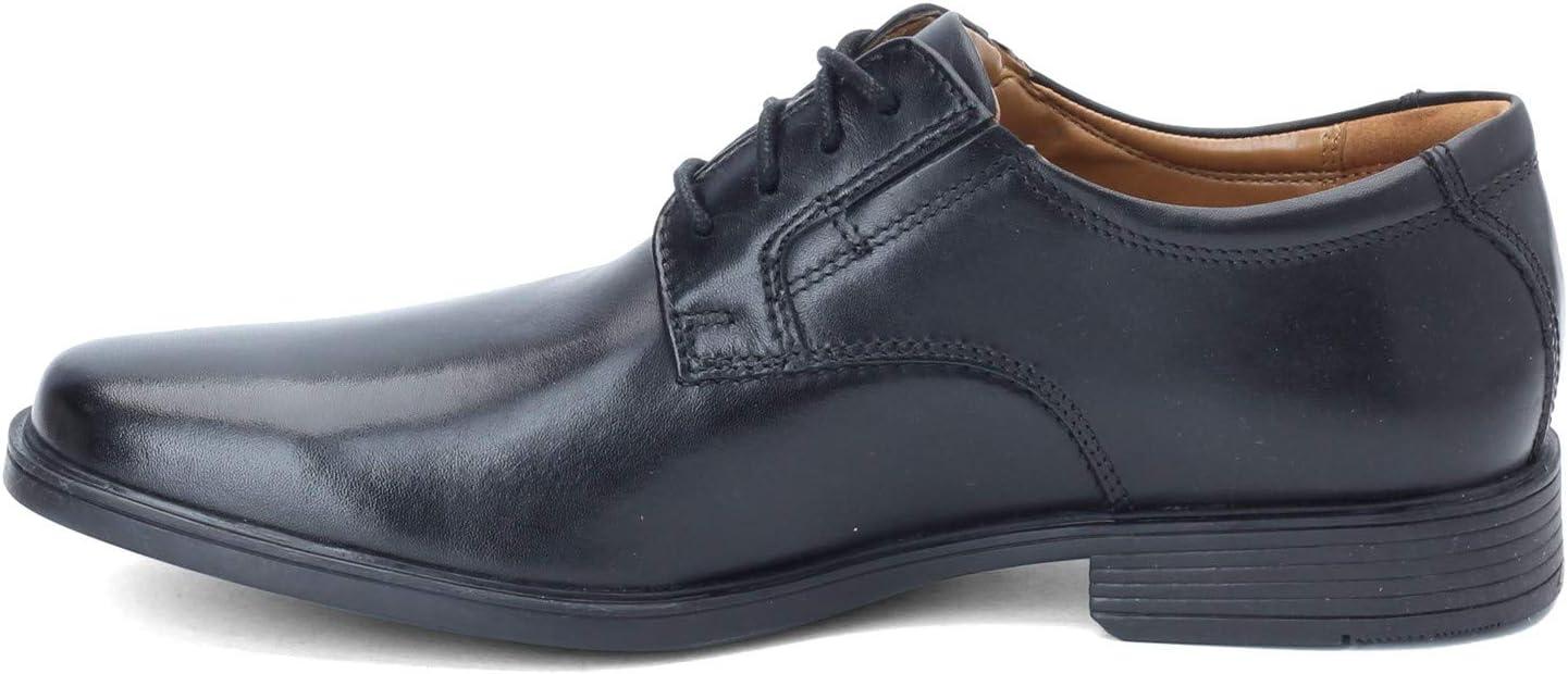imageClarks Mens Tilden Plain II OxfordBlack Waterproof Leather