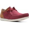imageClarks Mens ShacreLite Moc OxfordBrick Red Textile