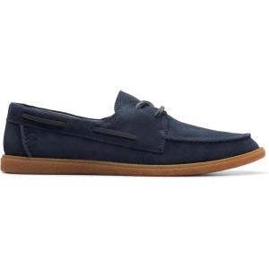 imageClarks Mens Boat ShoesNavy Suede