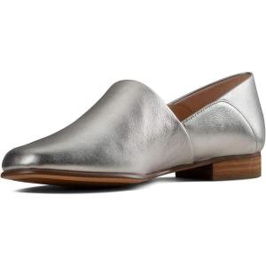 imageClarks Mens Cotrell Free LoaferSilver Metallic