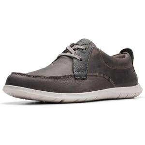 imageClarks Mens Flexway Lace Boat ShoeLight Grey Leather