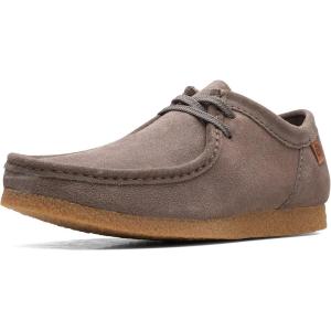imageClarks Mens Shacre Ii Run Shoes MoccasinTaupe Suede