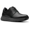 imageClarks Mens Motion Trek Plain Toe SneakerBlack Leather