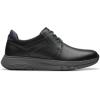 imageClarks Mens Motion Trek Plain Toe SneakerBlack Leather