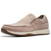 imageClarks Mens Sailview Step LoaferLight Grey Nubuck