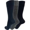 imageClarks Womens Ribbed Crew Socks 3 Pair NavyLt GreyDk Grey Womens 410 Shoe