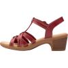 imageClarks Womens Emily2 Rose Heeled SandalRed Leather