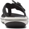 imageClarks Womens Brinkley Flora Flip FlopBlack