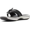 imageClarks Womens Brinkley Flora Flip FlopBlack