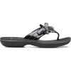 imageClarks Womens Brinkley Flora Flip FlopBlack Patent