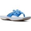 imageClarks Womens Brinkley Flora Flip FlopBlue