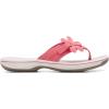 imageClarks Womens Brinkley Flora Flip FlopBright Coral Synthetic