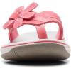 imageClarks Womens Brinkley Flora Flip FlopBright Coral Synthetic