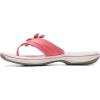 imageClarks Womens Brinkley Flora Flip FlopBright Coral Synthetic